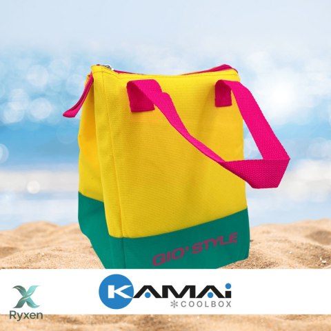 Torba lunchowa Kamai Gio Style, w kolorze żółtym, pojemność 5L Giostyle