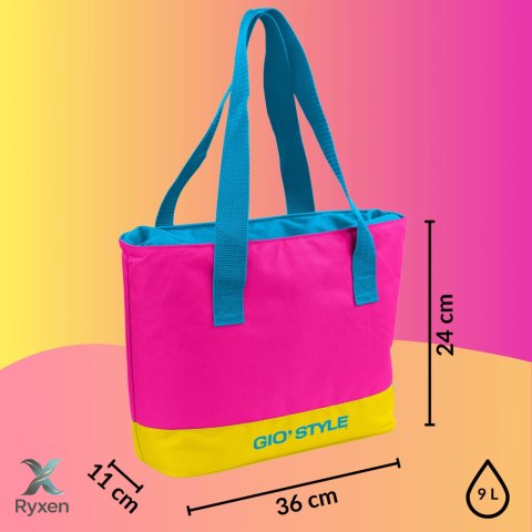 Torba plażowa Kamai Gio Style, w kolorze różowym, pojemność 9L Giostyle