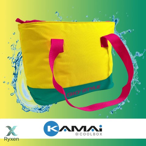 Torba plażowa Kamai Gio Style, w kolorze żółtym, pojemność 9L Giostyle