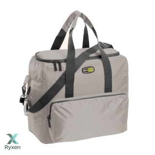 Torba termiczna Kamai Gio Style na ramię, pastelowy szary, z kieszeniami i rączką do noszenia, pojemność 33L Giostyle