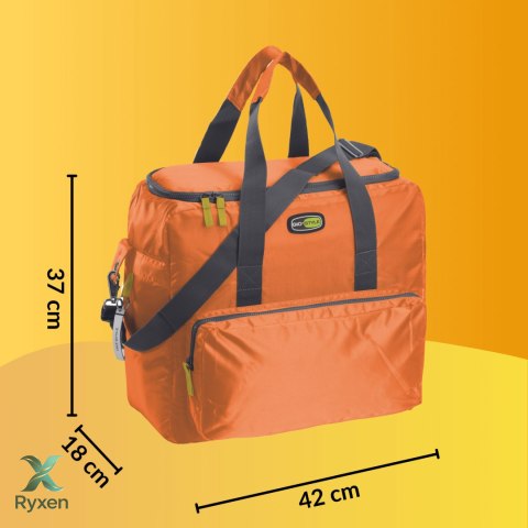 Torba termiczna Kamai Gio Style na ramię, pomarańczowa, z kieszeniami i rączką do noszenia, pojemność 33L Giostyle