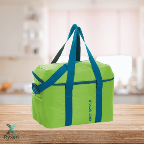 Torba termiczna Kamai Gio Style na ramię, zielona, z kieszenią boczną i uchwytem do noszenia, pojemność 30L Giostyle