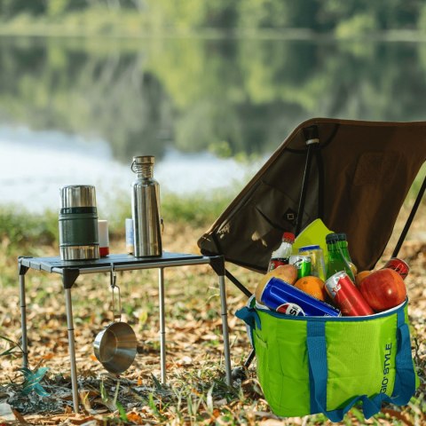 Torba termiczna Kamai Gio Style na ramię, zielona, z kieszenią boczną i uchwytem do noszenia, pojemność 30L Giostyle