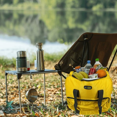 Torba termiczna Kamai Gio Style na ramię, żółta, z kieszeniami i rączką do noszenia, pojemność 33L Giostyle