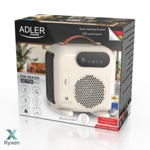 AD 7756 Termowentylator led z pilotem ADLER