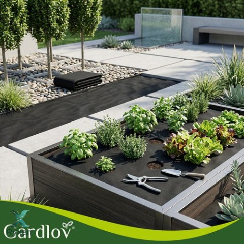 Agrowłóknina czarna 1,6x20m 50g/m2 Gardlov GARDLOV