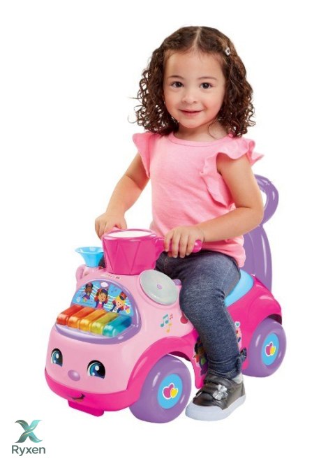 Fisher price jeździk muzyczna parada różowy PULIO
