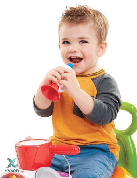 Fisher price jeździk muzyczna parada żółty PULIO