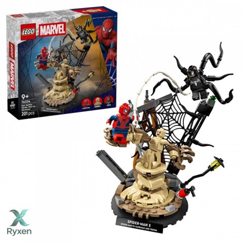 Klocki super heroes 76334 epicka bitwa: spider-man kontra sandman LEGO