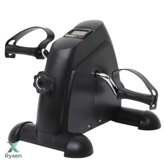 Mini Rowerek Treningowy Rotor Rehabilitacyjny 2w1 Wyświetlacz LCD Czarny LEAN