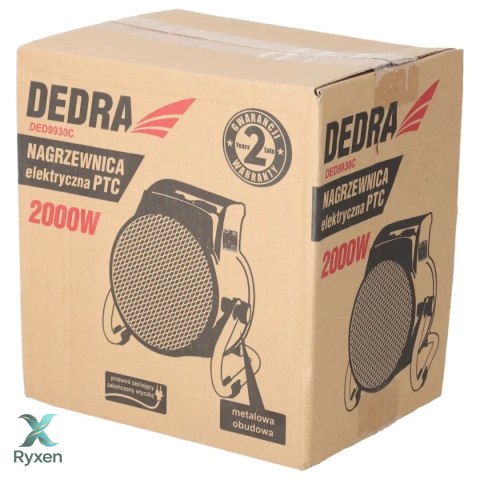 Nagrzewnica elektryczna 2,0kw ptc Dedra