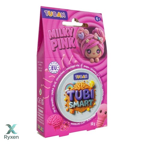 Plastelina tubi smart - milky pink 50g TUBAN