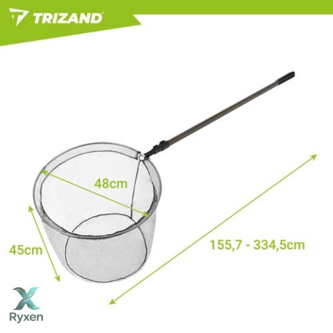 Podbierak wędkarski teleskopowy 335cm Trizand TRIZAND