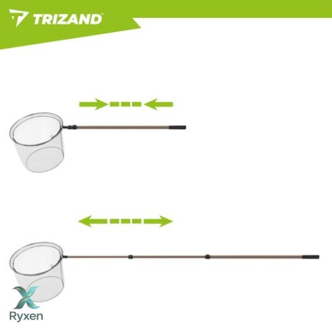 Podbierak wędkarski teleskopowy 335cm Trizand TRIZAND