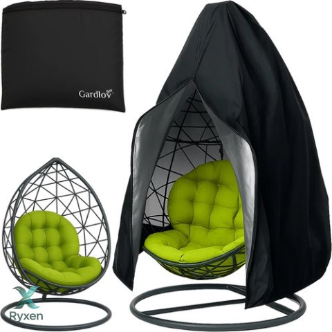 Pokrowiec na kokon, wiszący kosz, fotel ogrodowy, huśtawkę wodoodporny UV w etui GARDLOV! GARDLOV