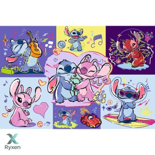Puzzle - 300 - Zakręcony Stitch - Disney Lilo i Stitch - Trefl 23033 TREFL PUZZLE