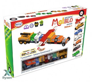 Zestaw malblo magnetyczne pojazdy deluxe 1 MALIK