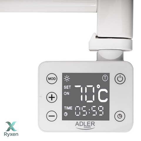 AD 7823 Grzejnik łazienkowy elektryczny led ADLER