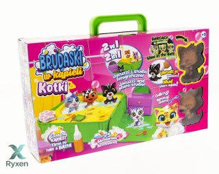 Figurki brudaski w kąpieli kotki zestaw jacuzzi EPEE
