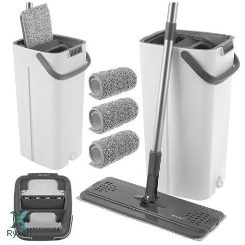 Mop dwukomorowy 8,5L z nakładkami Ruhhy 27231 RUHHY