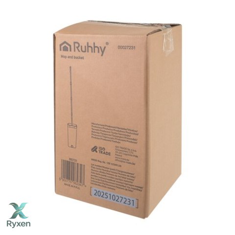Mop dwukomorowy 8,5L z nakładkami Ruhhy 27231 RUHHY