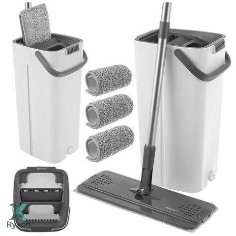 Mop dwukomorowy 8,5L z nakładkami Ruhhy 27231 RUHHY
