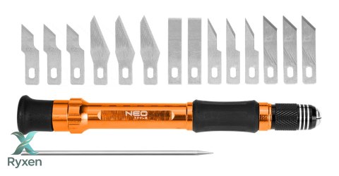 Noże precyzyjne 14 szt. NEO TOOLS