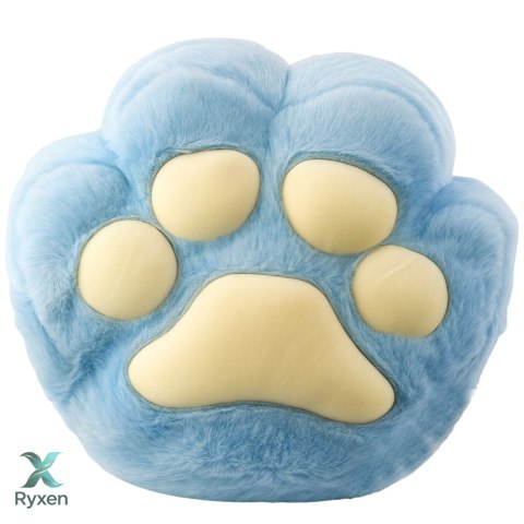 Pluszowa Poduszka Przytulanka Z Kieszenią Na Ręce Ogrzewacz Niebieska 40cm LEAN TOYS