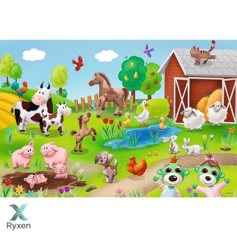Puzzle - 24 maxi - Zwierzęta - Trefl 14372 TREFL PUZZLE