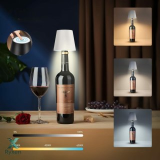 ZD167A Bezprzewodowa lampka nocna dotykowa na butelkę biała ATL