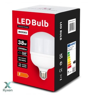 Żarówka LED Maclean, E27, 38W, 220-240V AC, neutralna biała, 4000K, 3990lm, MCE303 NW Maclean