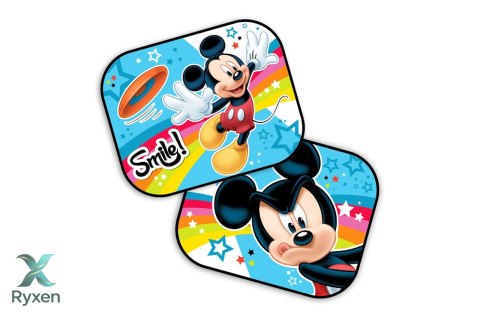 Zasłonki boczne 2 szt 44*35cm mickey SEVEN