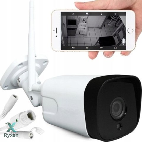 Bezprzewodowa kamera wifi ip zewnętrzna 1080p full hd 2mpx alarm monitoring RTO