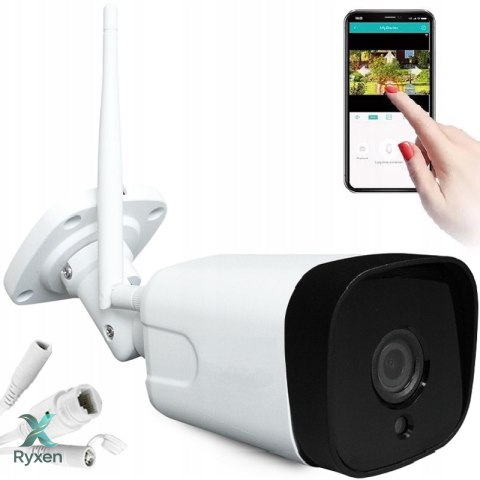Bezprzewodowa kamera wifi ip zewnętrzna 1080p full hd 2mpx alarm monitoring RTO