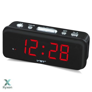 Budzik zegar elektroniczny alarm cyfrowy led 24h RTO