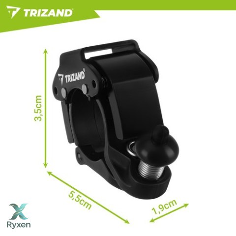 Dzwonek do roweru mechaniczny 7,5x4,5x2cm Trizand TRIZAND
