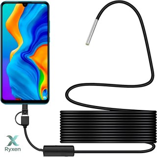 Endoskop 3,9mm hd kamera inspekcyjna android usb-c RTO