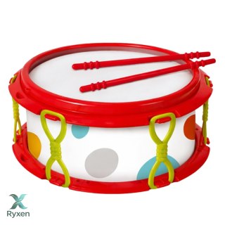 Instrumenty Muzyczne Dla Dzieci Bębenek Grzechotki Tamburyn Kastaniety LEAN TOYS