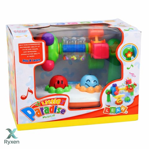 Interaktywna Zabawka Muzyczna Dla Malucha Grzechotka Światła Dźwięki LEAN TOYS