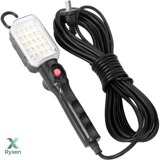 Lampa warsztatowa 25 led kanałowa hak magnes 245v -e219 RTO