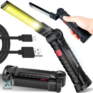 Lampa warsztatowa lampka latarka garażowa 5w1 RTO