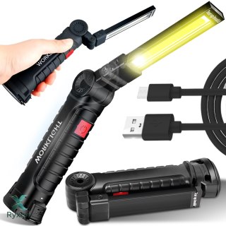 Lampa warsztatowa lampka latarka garażowa 5w1 RTO