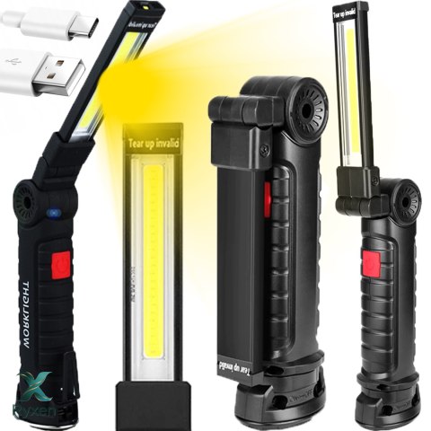 Lampa warsztatowa lampka latarka garażowa 5w1 RTO