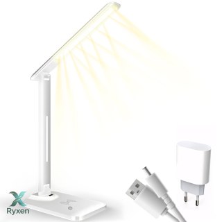 Lampka led biurkowa szkolna biurko nocna ładowarka RTO
