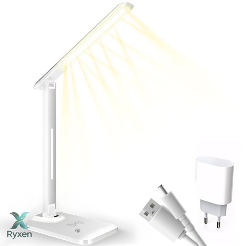 Lampka led biurkowa szkolna ładowarka indukcja RTO