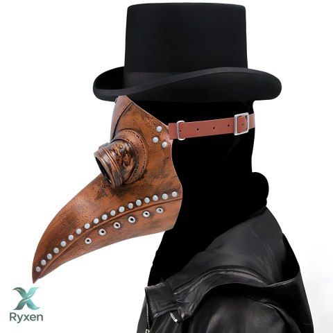 Maska doktor plaga kruka ptaka lateksowa na halloween przebranie cosplay -o176 RTO