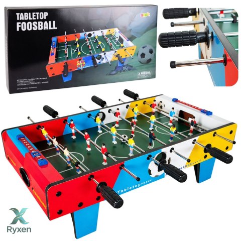Mini Stół Do Piłkarzyków Gra Zręcznościowa Stołowa 2 Piłki Football 69 cm LEAN TOYS