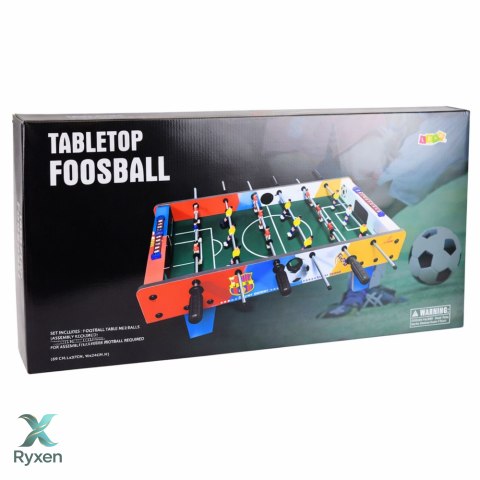 Mini Stół Do Piłkarzyków Gra Zręcznościowa Stołowa 2 Piłki Football 69 cm LEAN TOYS