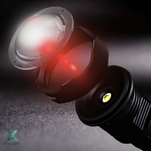 Mocna latarka taktyczna led xhp90 zoom survivalowa cree zasilana na baterie -e953 RTO