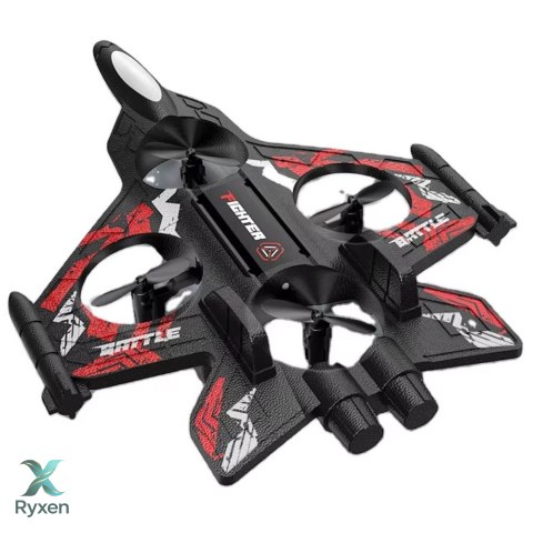 Myśliwiec Dron Fighter Samolot Zdalnie Sterowany RC Piankowy Akrobacje 360° LEAN TOYS